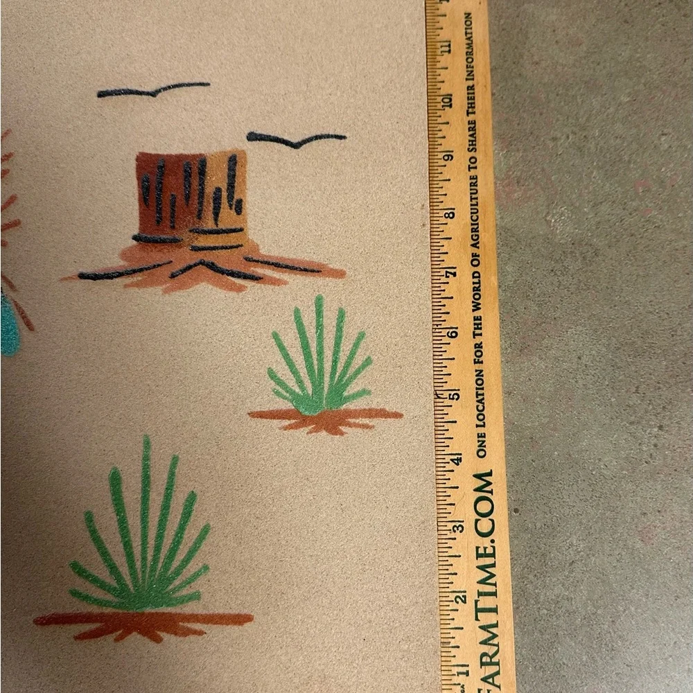 Native American Sand Art 12x12 Signed - Picture 8 of 8